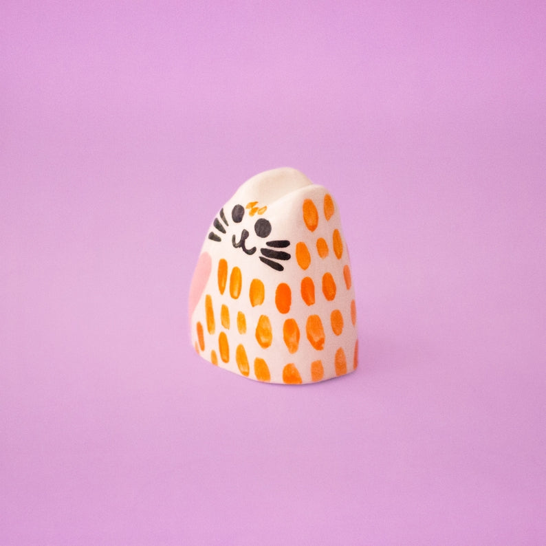 Tiny Ceramic Cat