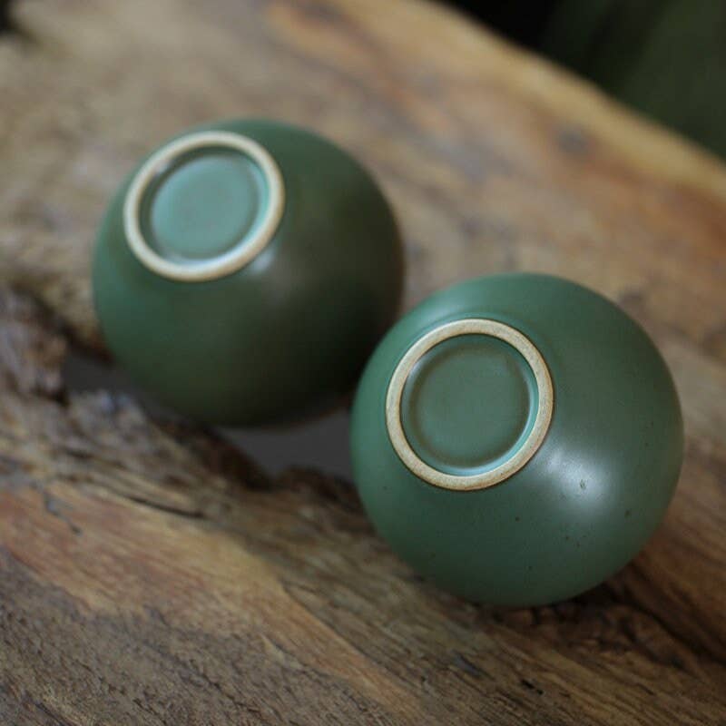 Handpainted Jar w/Lid, Peach Blossom