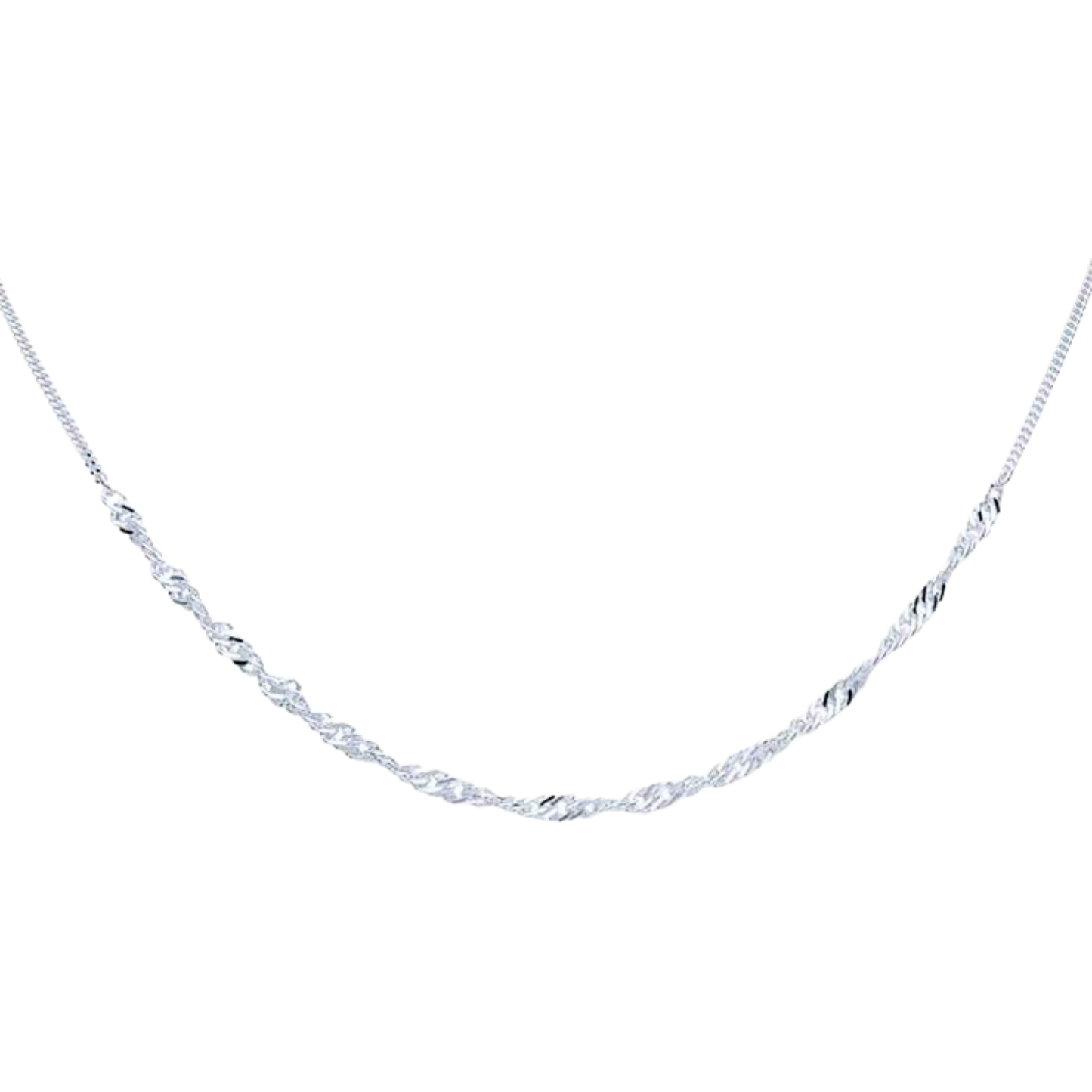 Serpentine Curb Chain, 18