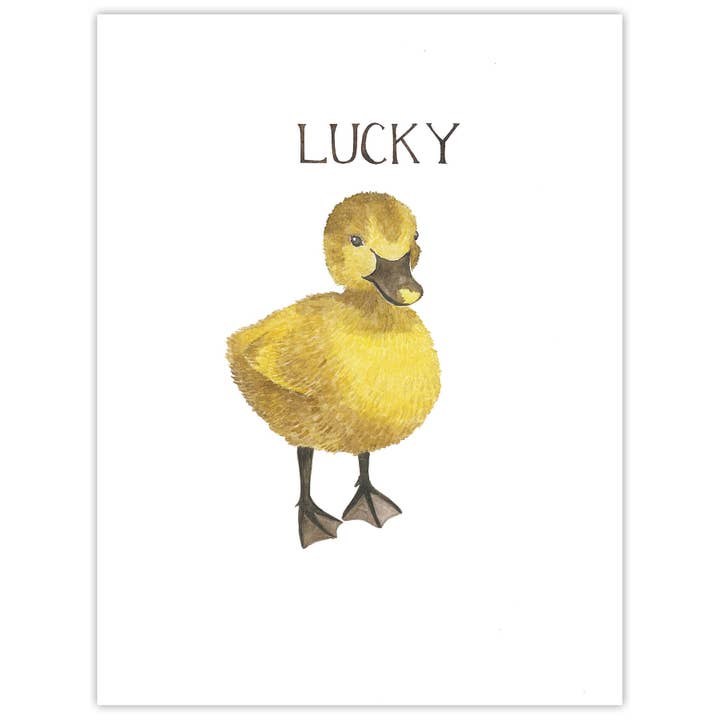 Lucky Duck Card