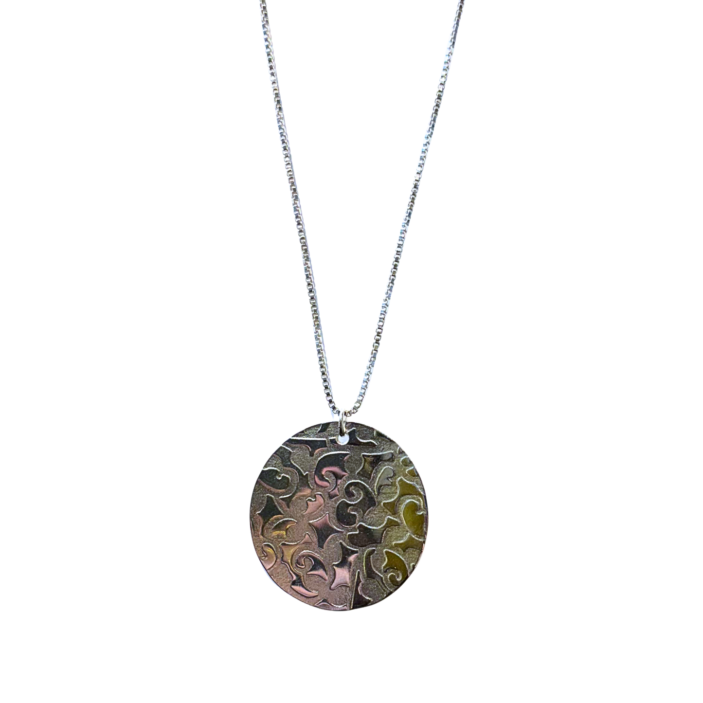 Botanical Necklace, Large, Silver