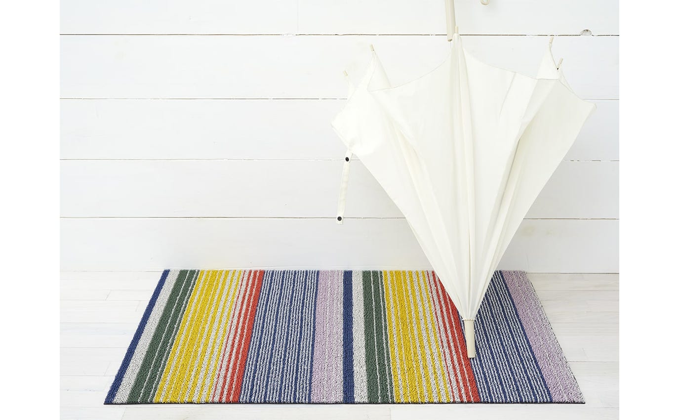 Pop Stripe Multi Shag Utility 24x36