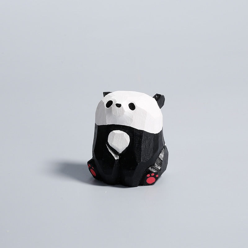 Hand crafted Wooden Panda, Sm