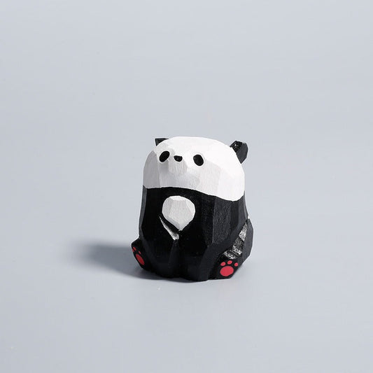 Hand crafted Wooden Panda, Sm