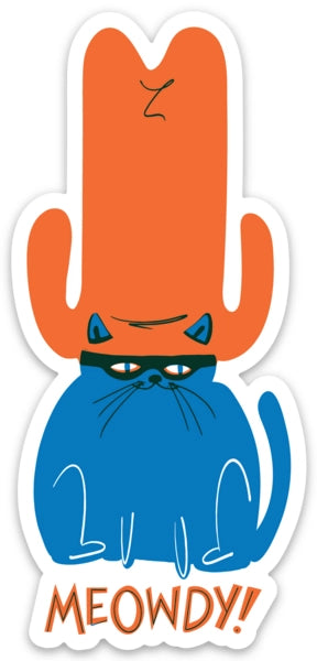 Meowdy Western Cat Sticker