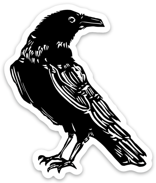 Crow Sticker