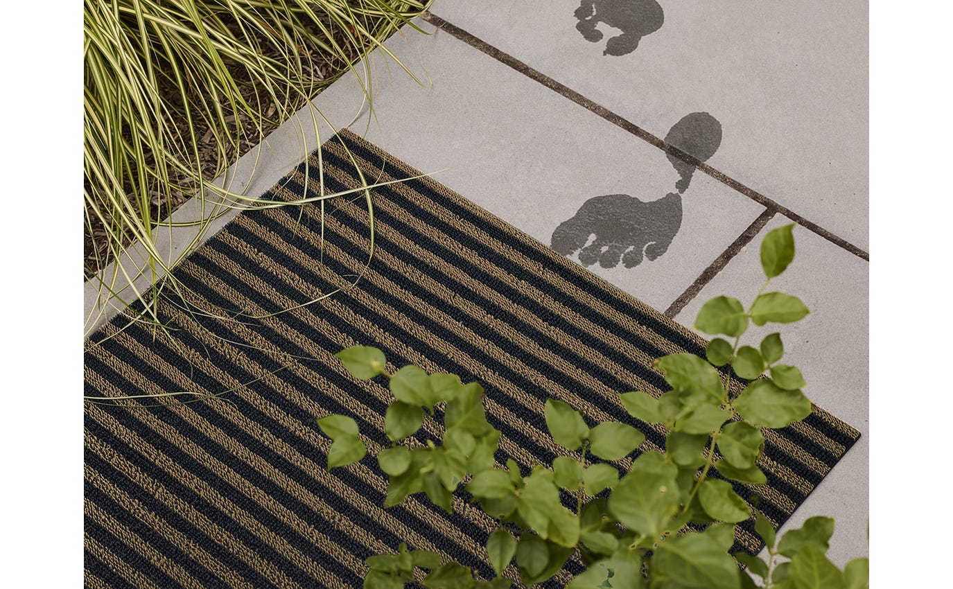 Breton Stripe Coast Shag Utility Mat 24x36