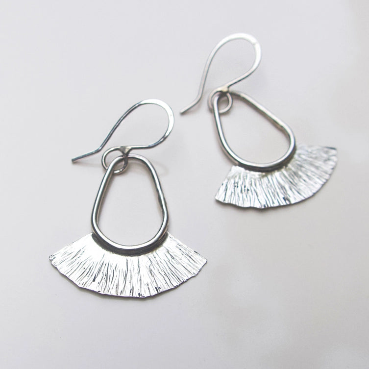 Fan Drop Earrings