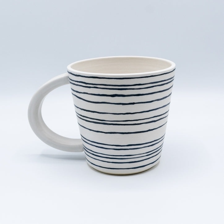 Wheel-thrown Stoneware Coffee Mug