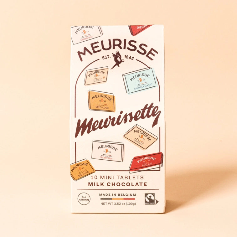 Meurisse Mini Chocolate Bar, Mix Milk