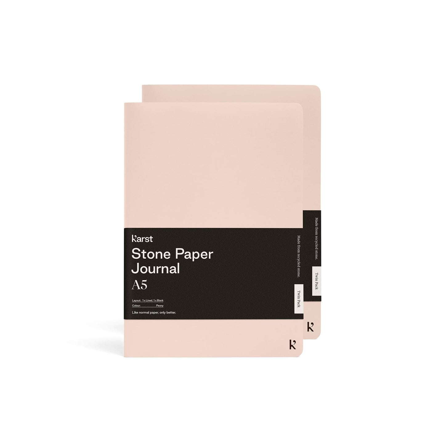 A5 Softcover 2pk Journal Peony