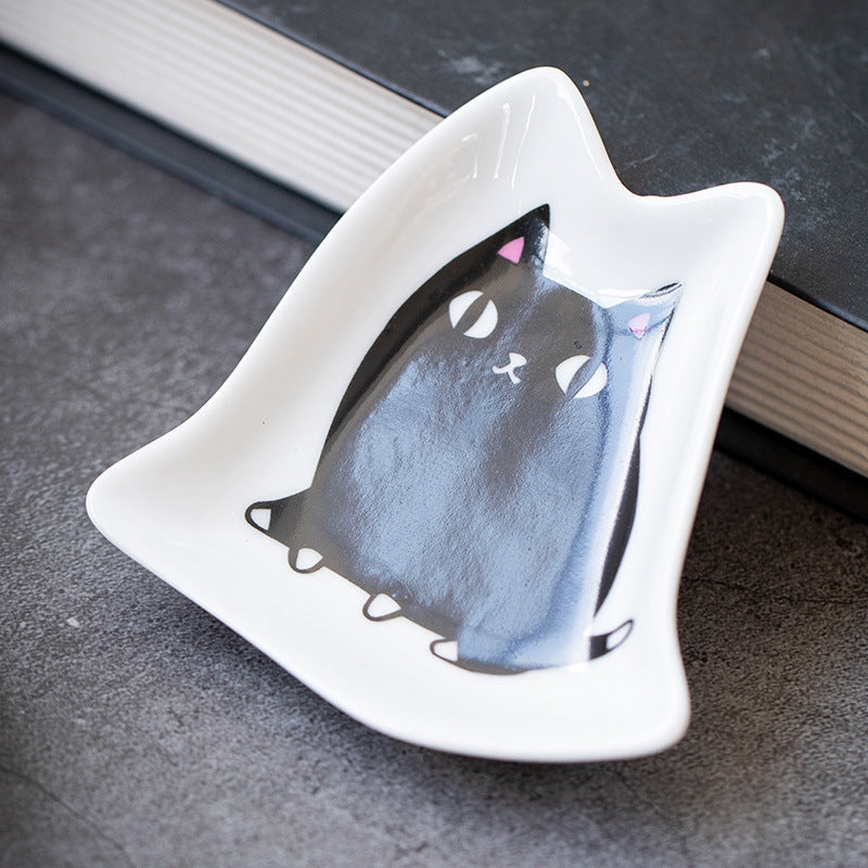 Cat Sauce Plate, D