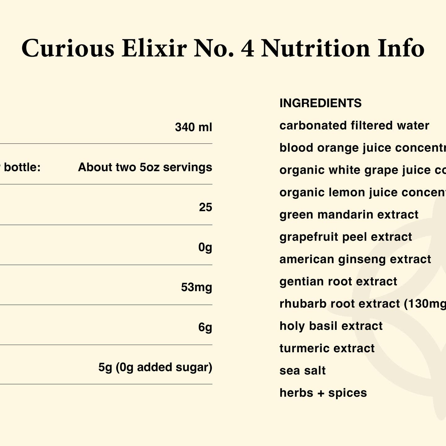 Elixir No. 4 Booze-Free Cocktail