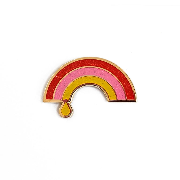 Rainbow Drop Pin