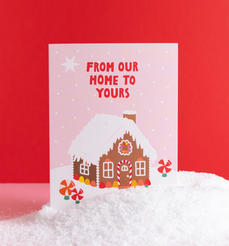 Gingerbread House Christmas Card