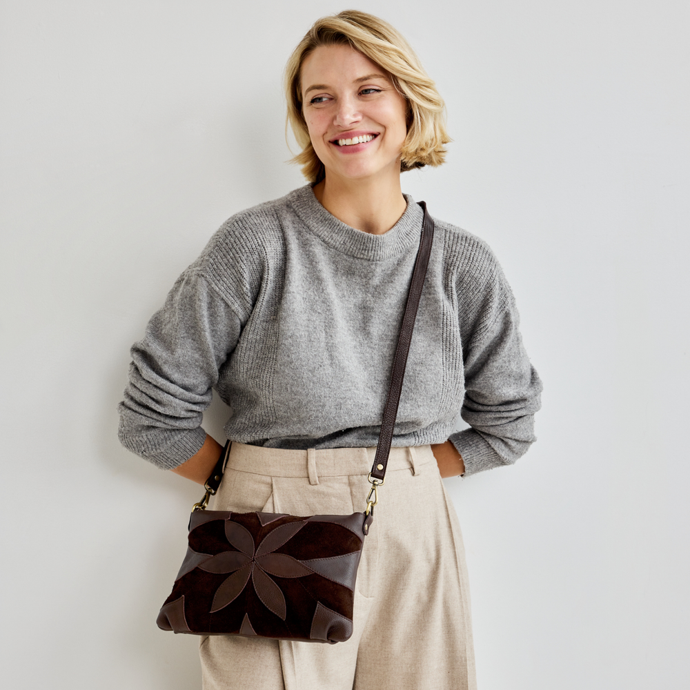 Stevie Crossbody, Suede