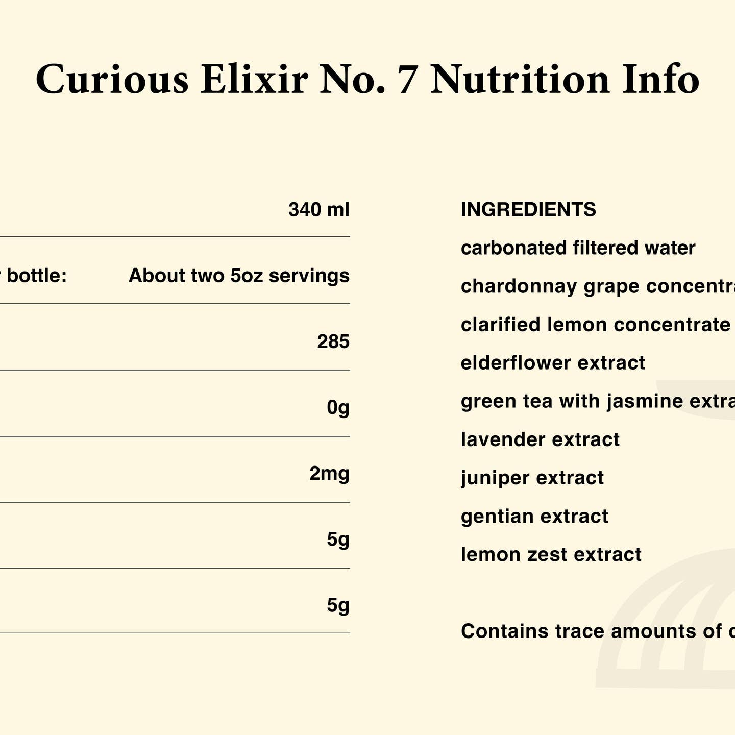 Elixir No. 7 Booze-Free Cocktail
