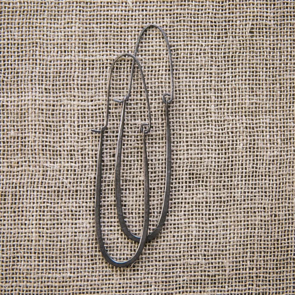 Lg U's Earrings, Oxi Sterling