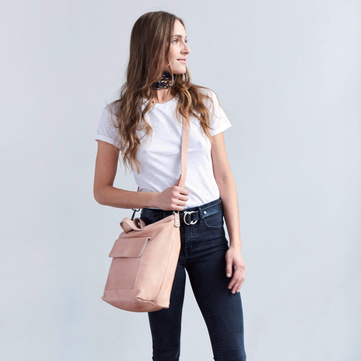 Bianca Leather Tote/Crossbody