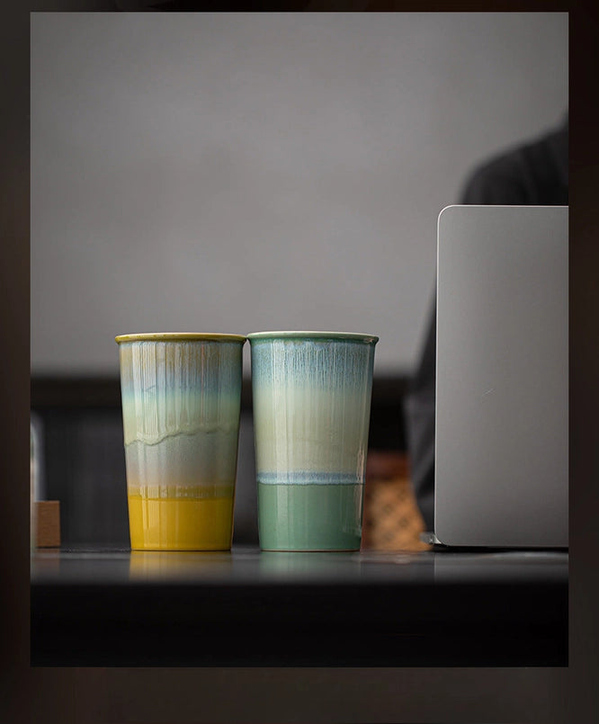 Flow Glaze Ceramic Cup