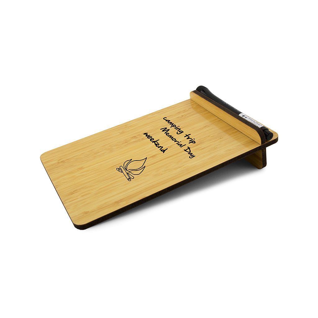Desktop dry erase to-do board, Bamboo