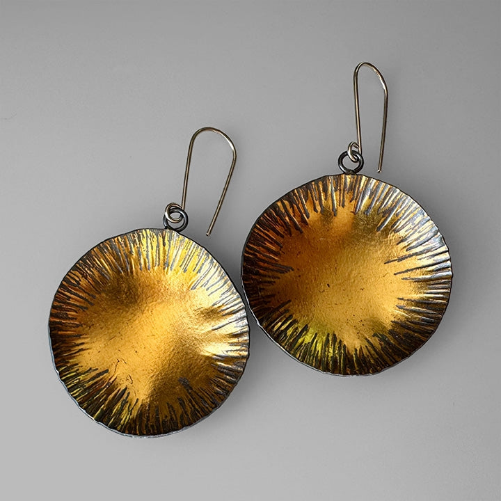 Gold Spark Earrings