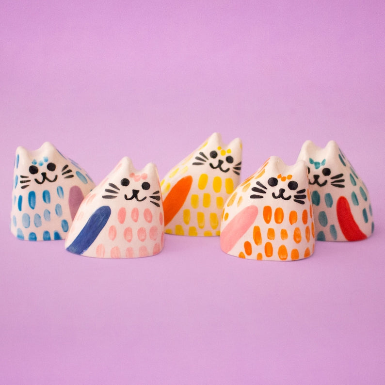 Tiny Ceramic Cat