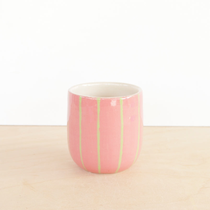 Stripe Ceramic Tumbler