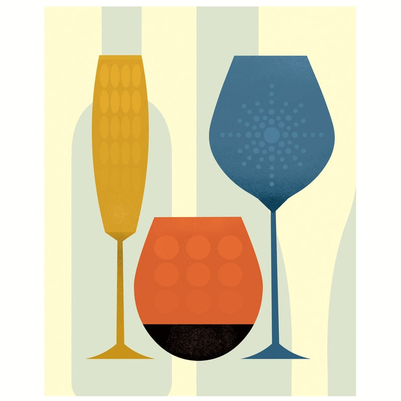Wine Print 8x10 inches