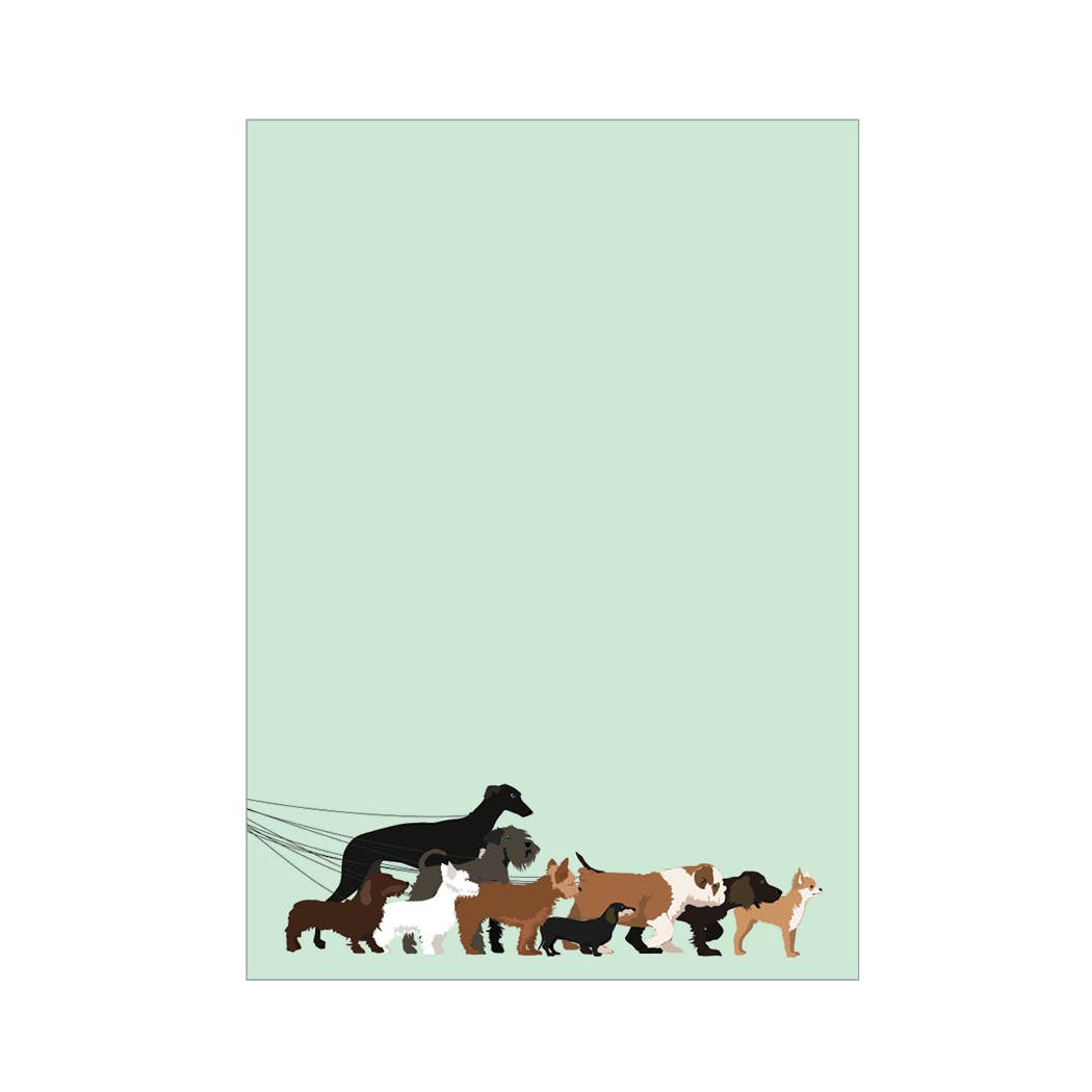Dog Walk Notepad