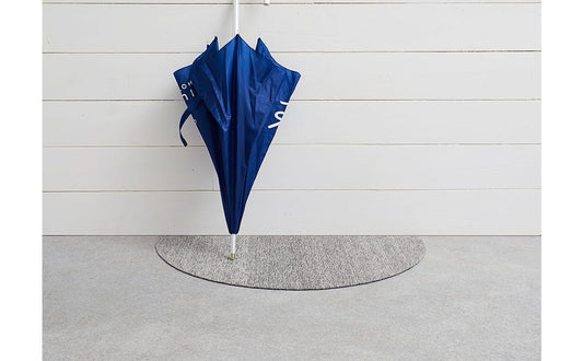 Heathered Fog Welcome Mat Shag 21x36