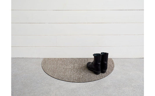 Heathered Pebble Welcome Mat Shag 21x36