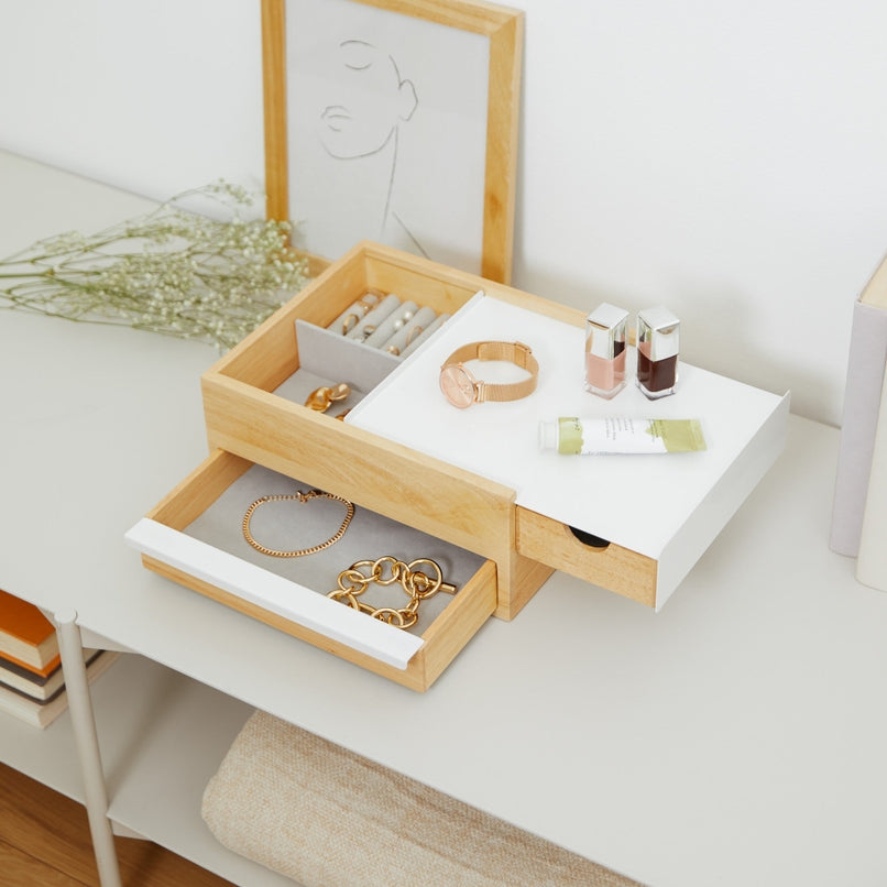 Stowit Storage Box Wht/Nat