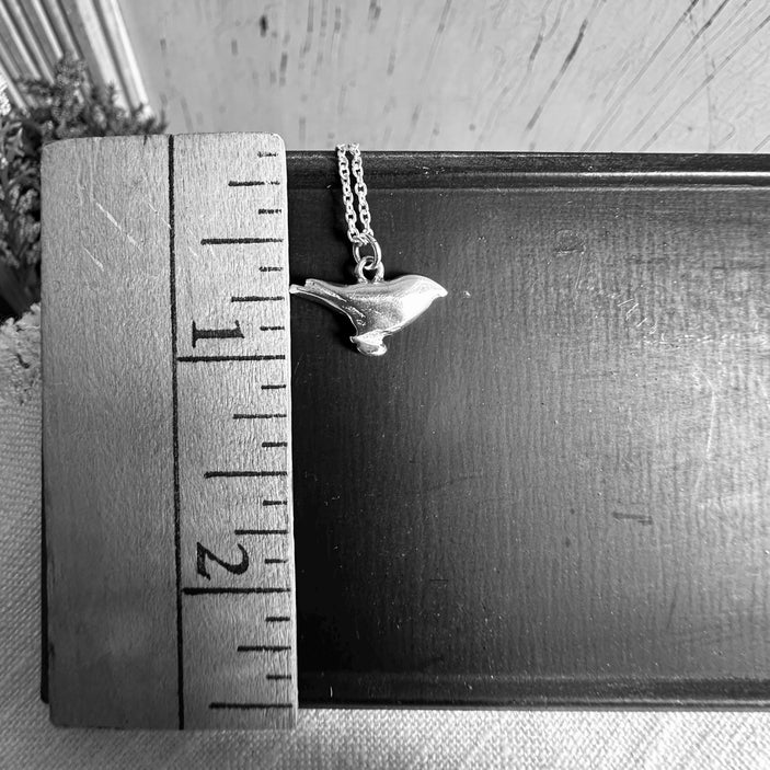 Sterling Silver Bird Pendant