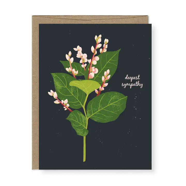Salal Sympathy Card