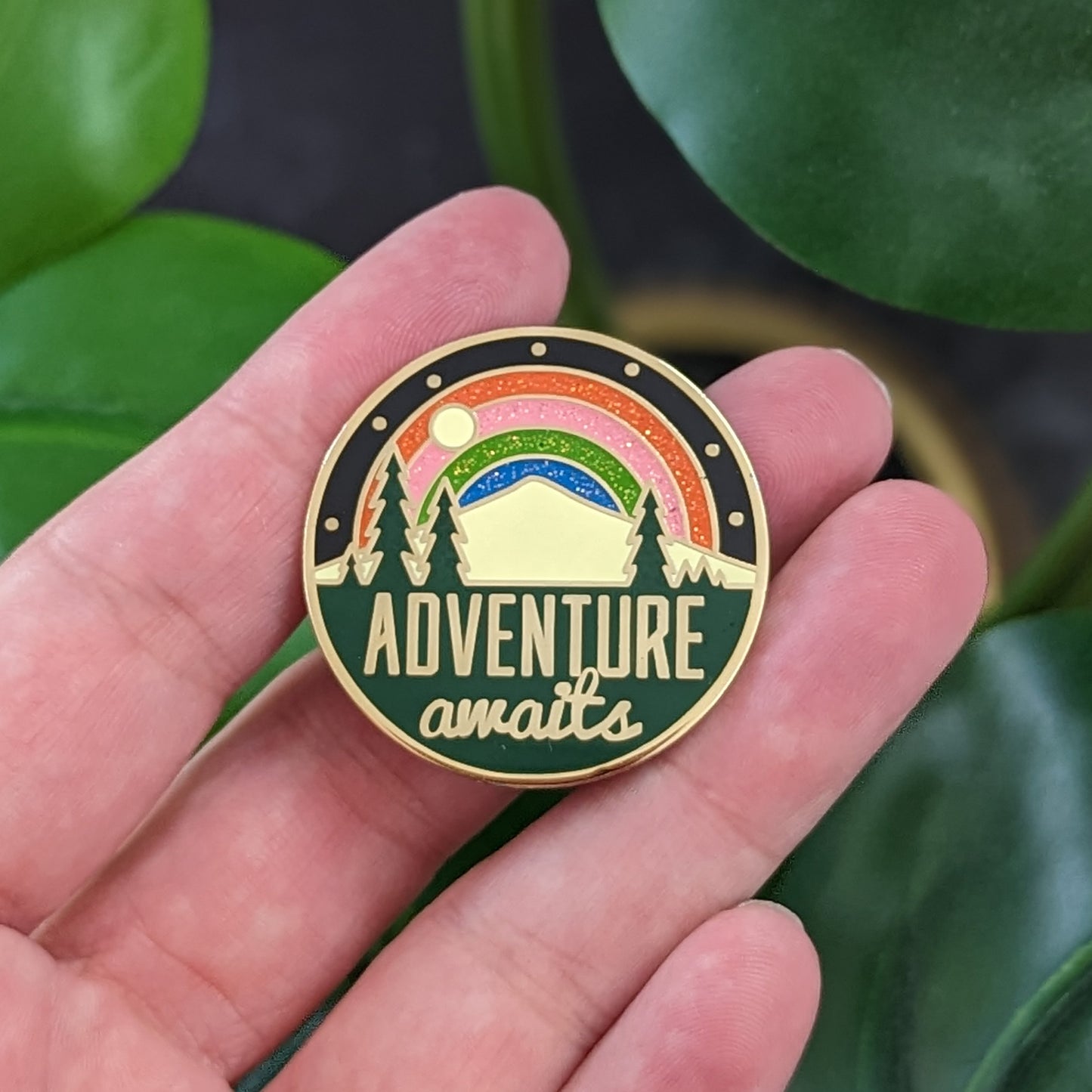 Adventure Awaits Pin