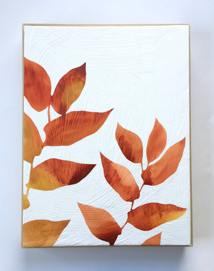 Fall Leaves 12x16 Inches, Original Painting