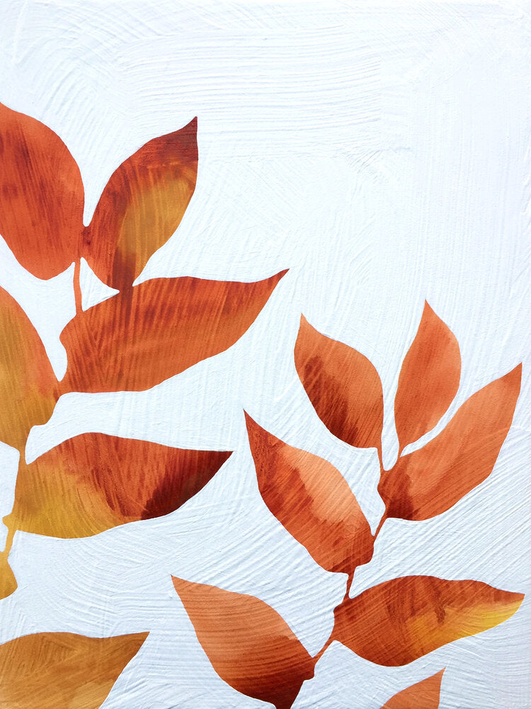 Fall Leaves 12x16 Inches, Original Painting