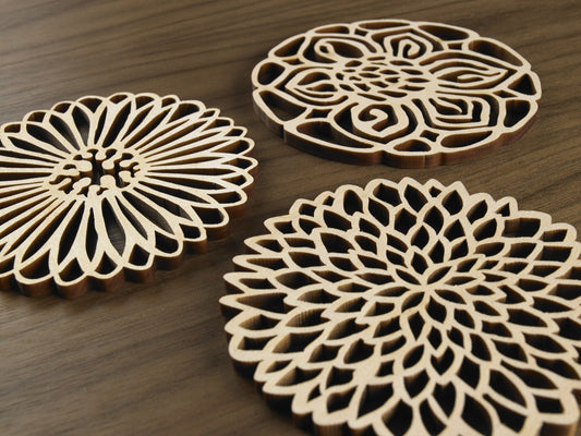 Floral Coasters