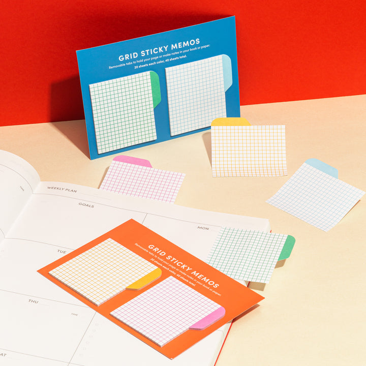 Grid Sticky Memos, Cool