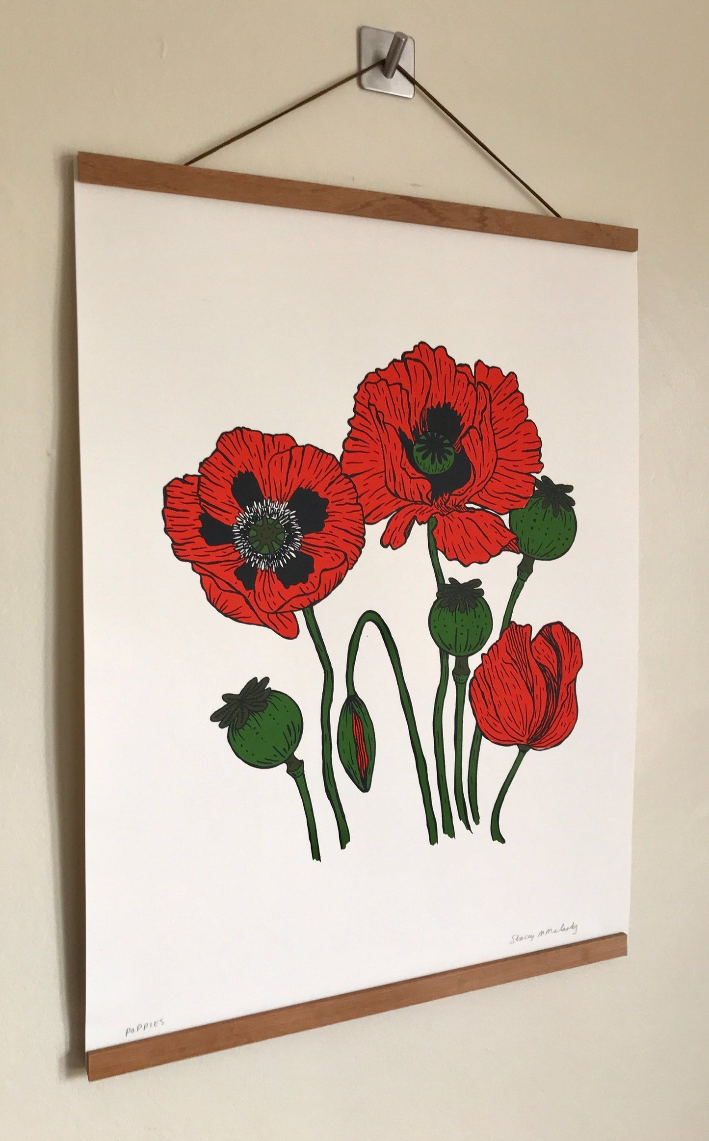 Poppies, 18x24