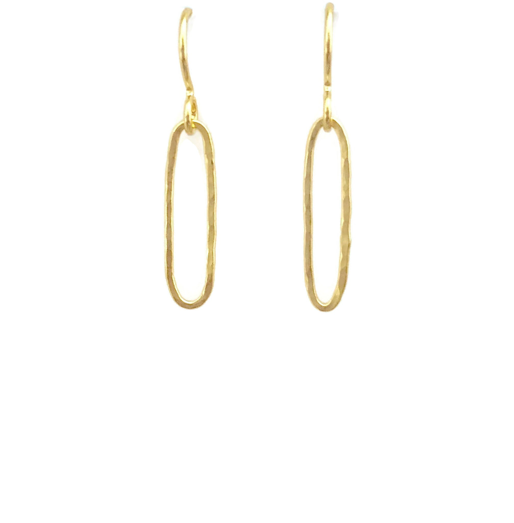 Elongated Small, 24k Vermeil