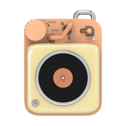Retro Bluetooth Speaker, Yellow