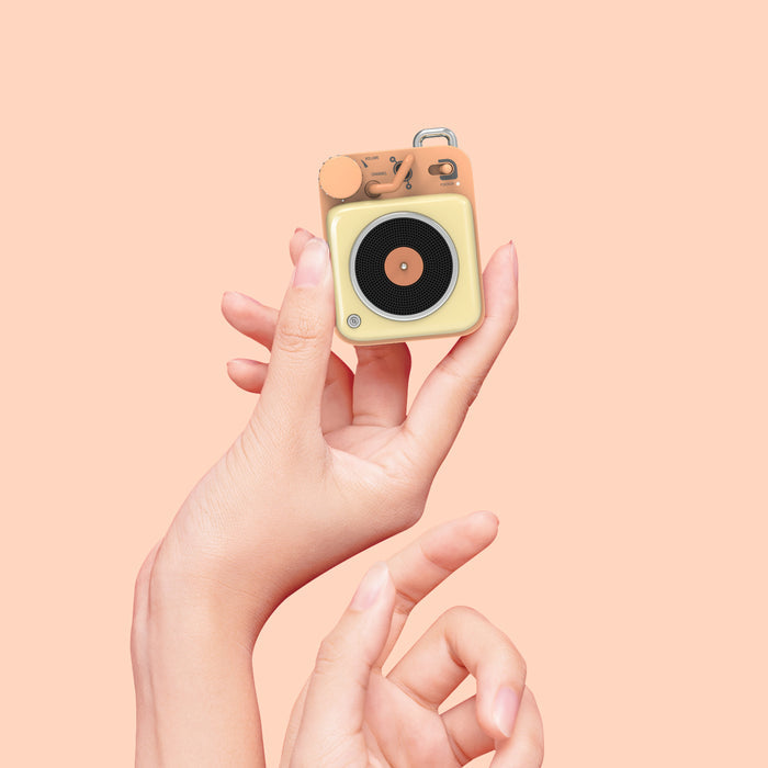 Retro Bluetooth Speaker, Yellow