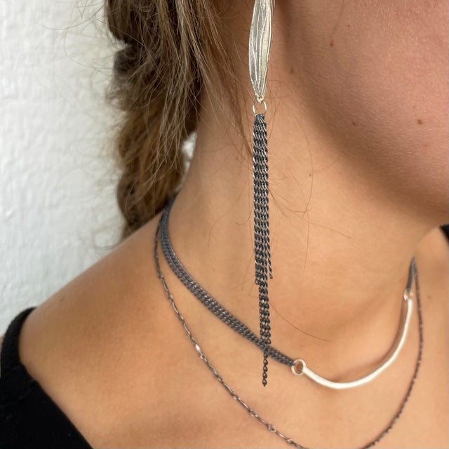 Bar Necklace, Sterling