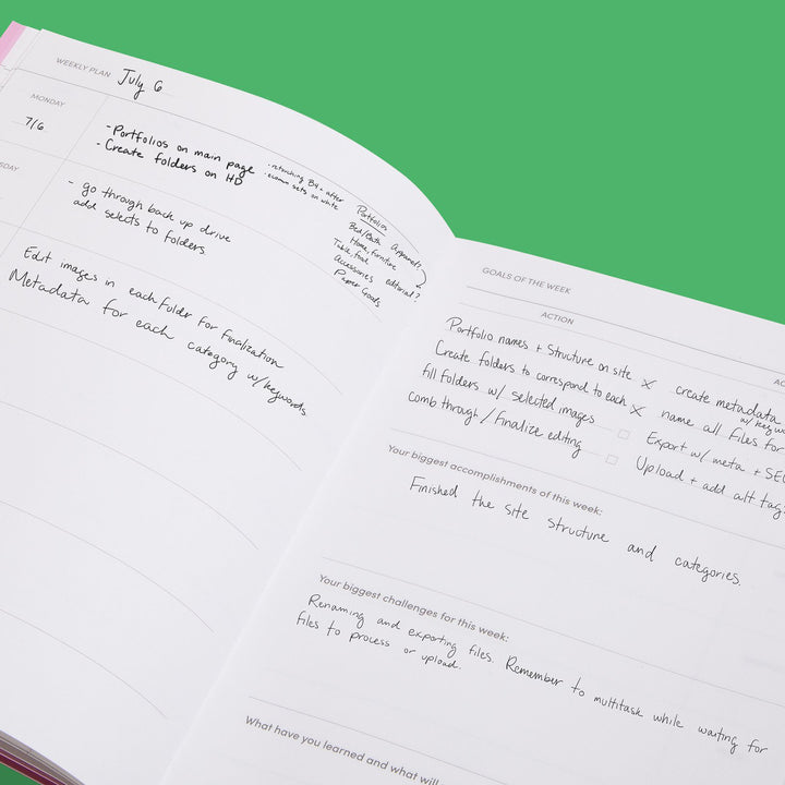 Quarterly Goal Planner