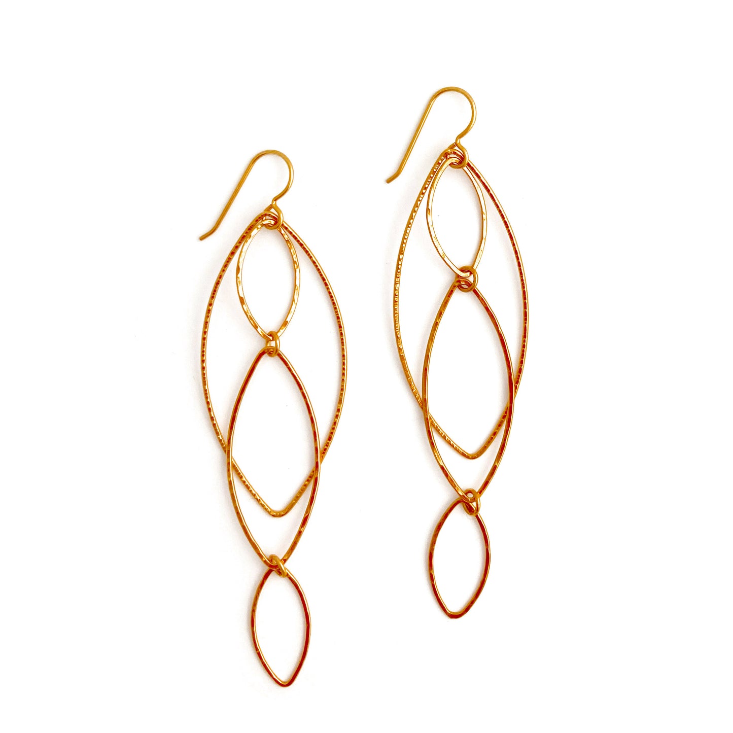 Marquis Drop V4, Rose Gold Vermeil