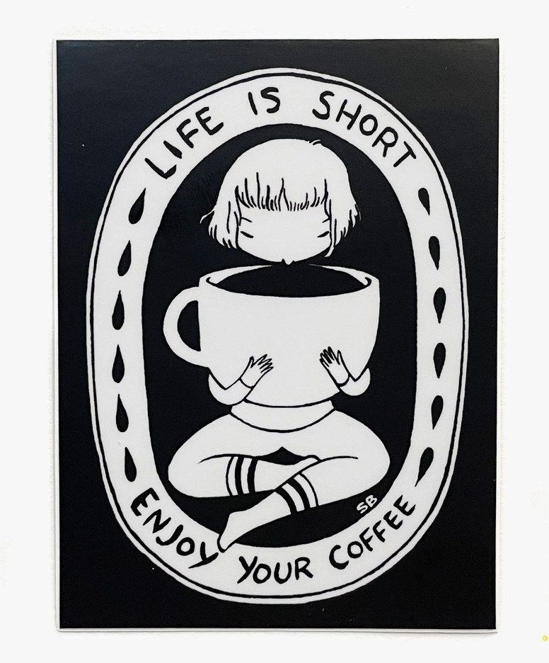Enjoy Coffee Sticker