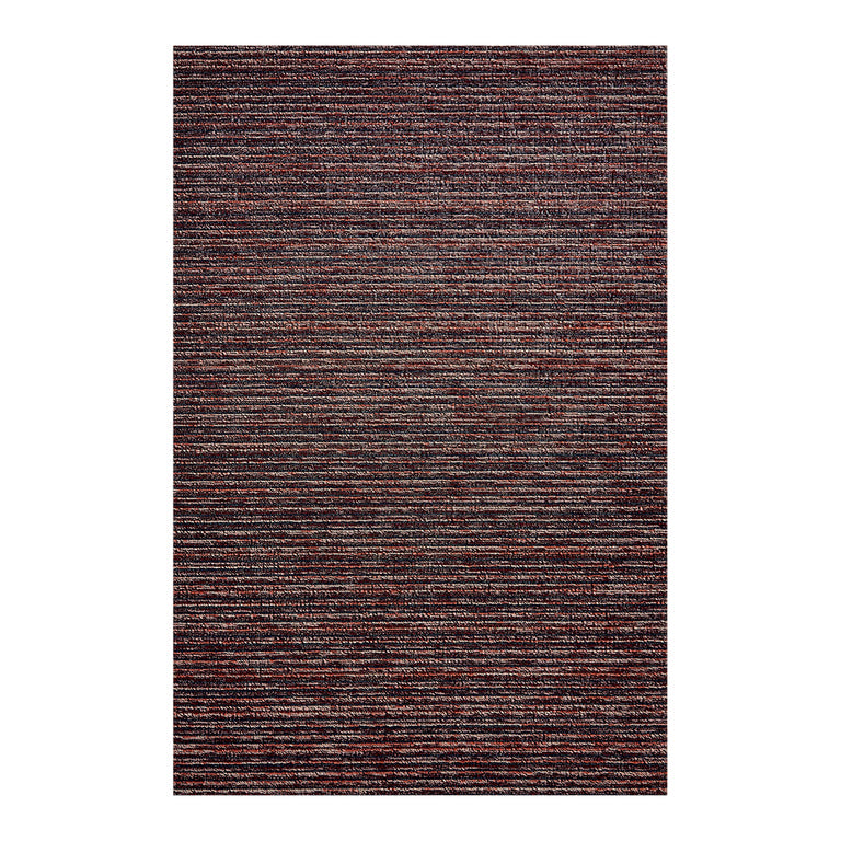 Skinny Stripe Mulberry Shag Doormat 18x28