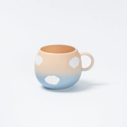 Cloud Peach Sky Large Mug
